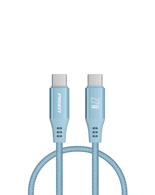 PISEN MagiPi Magloop USB C-C Fast Charging Cable (Blue) (60W) (3ft)