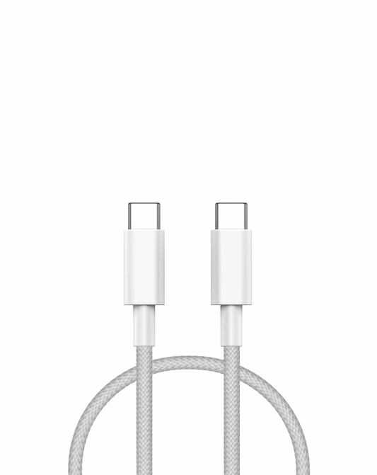 PISEN Vivid Series USB C-C Data Charging Cable (Gray) (100W) (3ft)