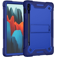 Samsung Galaxy Tab S8/S7 DFAP Defender Case With Stylus Pen Slot Blue
