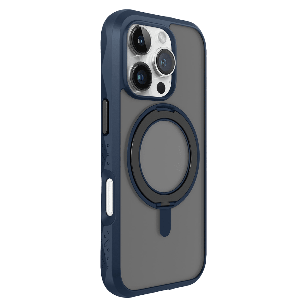 Laut - Crystal Matter MagSafe Case for Apple iPhone 16 Pro Max - Denim Blue