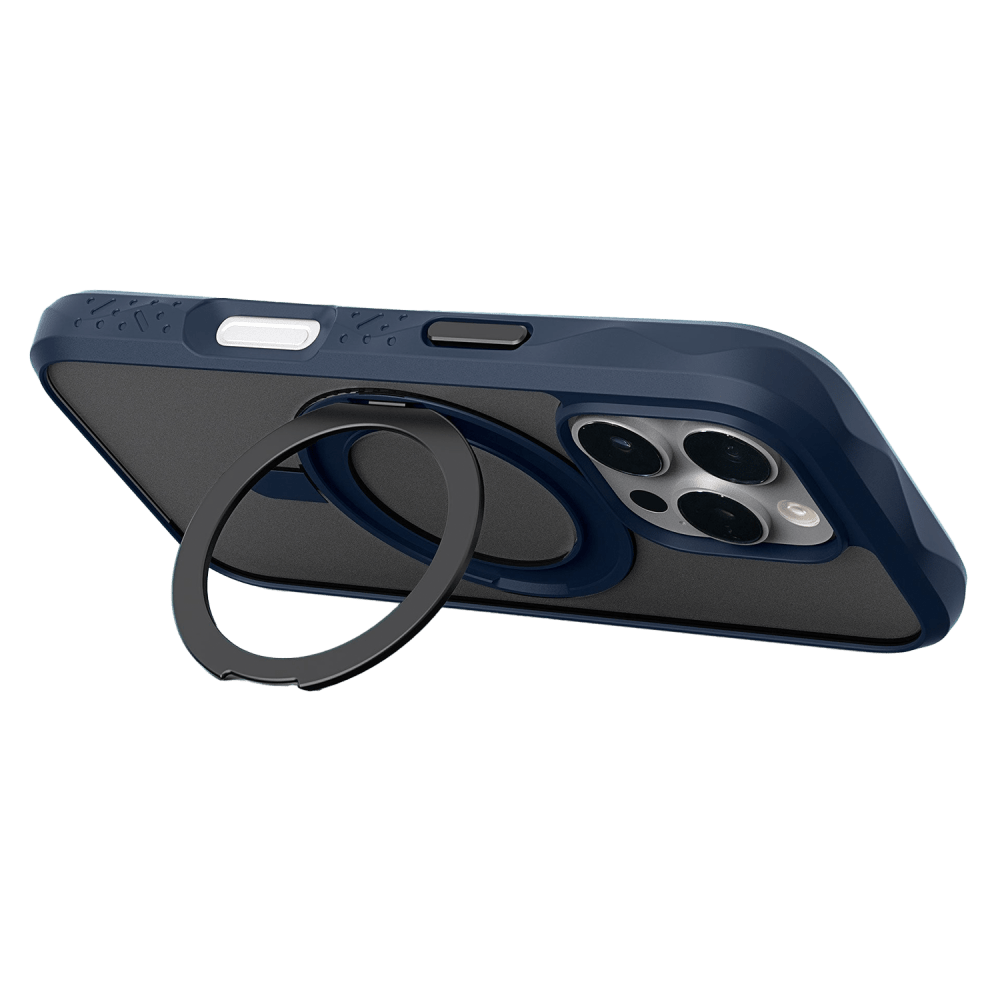 Laut - Crystal Matter MagSafe Case for Apple iPhone 16 Pro Max - Denim Blue