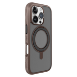Laut - Crystal Matter MagSafe Case for Apple iPhone 16 Pro Max - Earth Brown