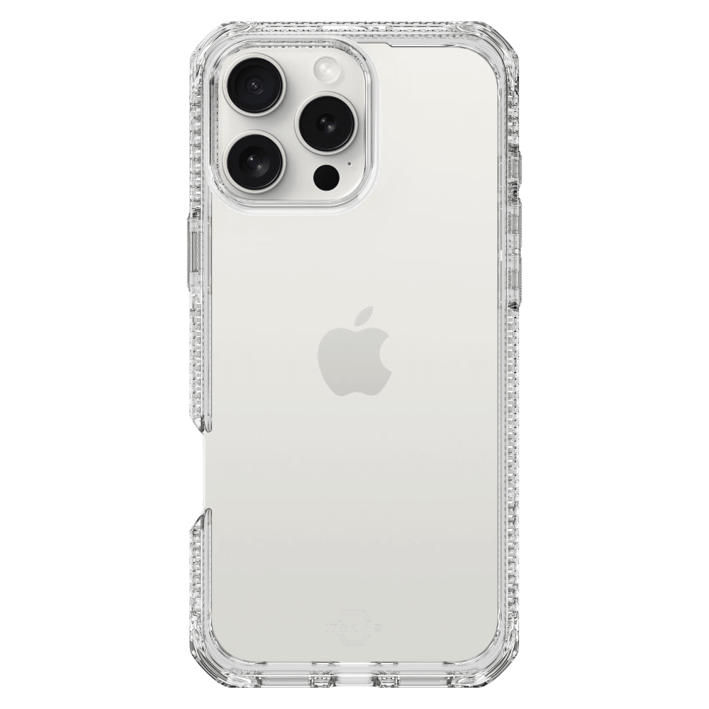 ITSKINS - Spectrum_R Clear Case for Apple iPhone 16 Pro Max - Transparent