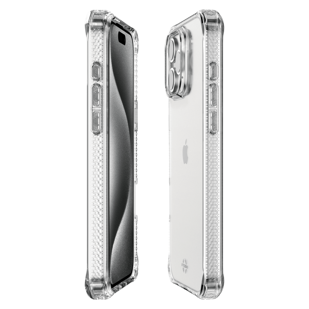 ITSKINS - Spectrum_R Clear Case for Apple iPhone 16 Pro Max - Transparent