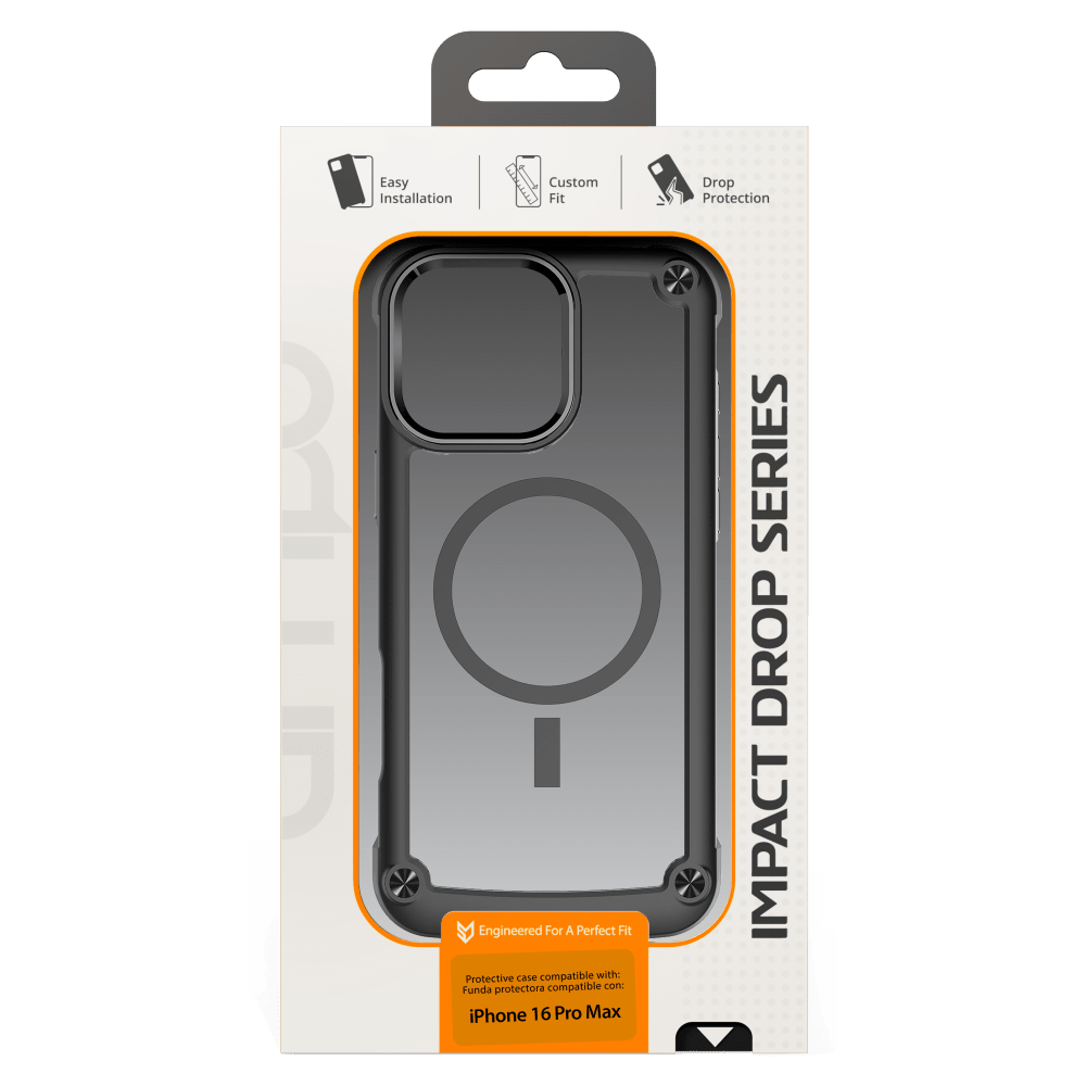 AMPD - DuraBump MagSafe Case for Apple iPhone 16 Pro Max - Black
