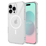 AMPD - TPU / Acrylic Crystal Clear MagSafe Case for Apple iPhone 16 Pro Max - Clear