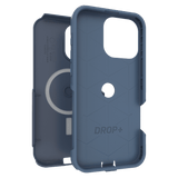 OtterBox - Commuter MagSafe Case for Apple iPhone 16 Pro Max - Baby Blue Jeans