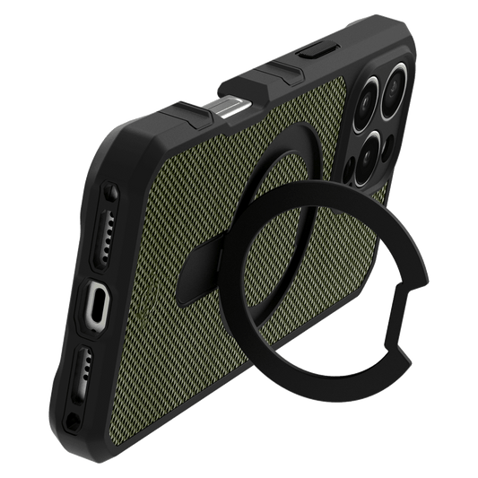 ITSKINS - Force_R Nylon MagSafe Case for Apple iPhone 16 Pro Max - Olive Green And Black