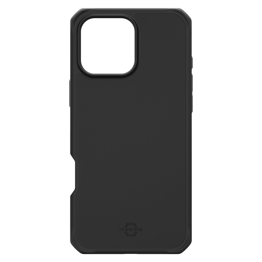 ITSKINS - Hybrid_R Bold MagSafe Case for Apple iPhone 16 Pro Max - Black