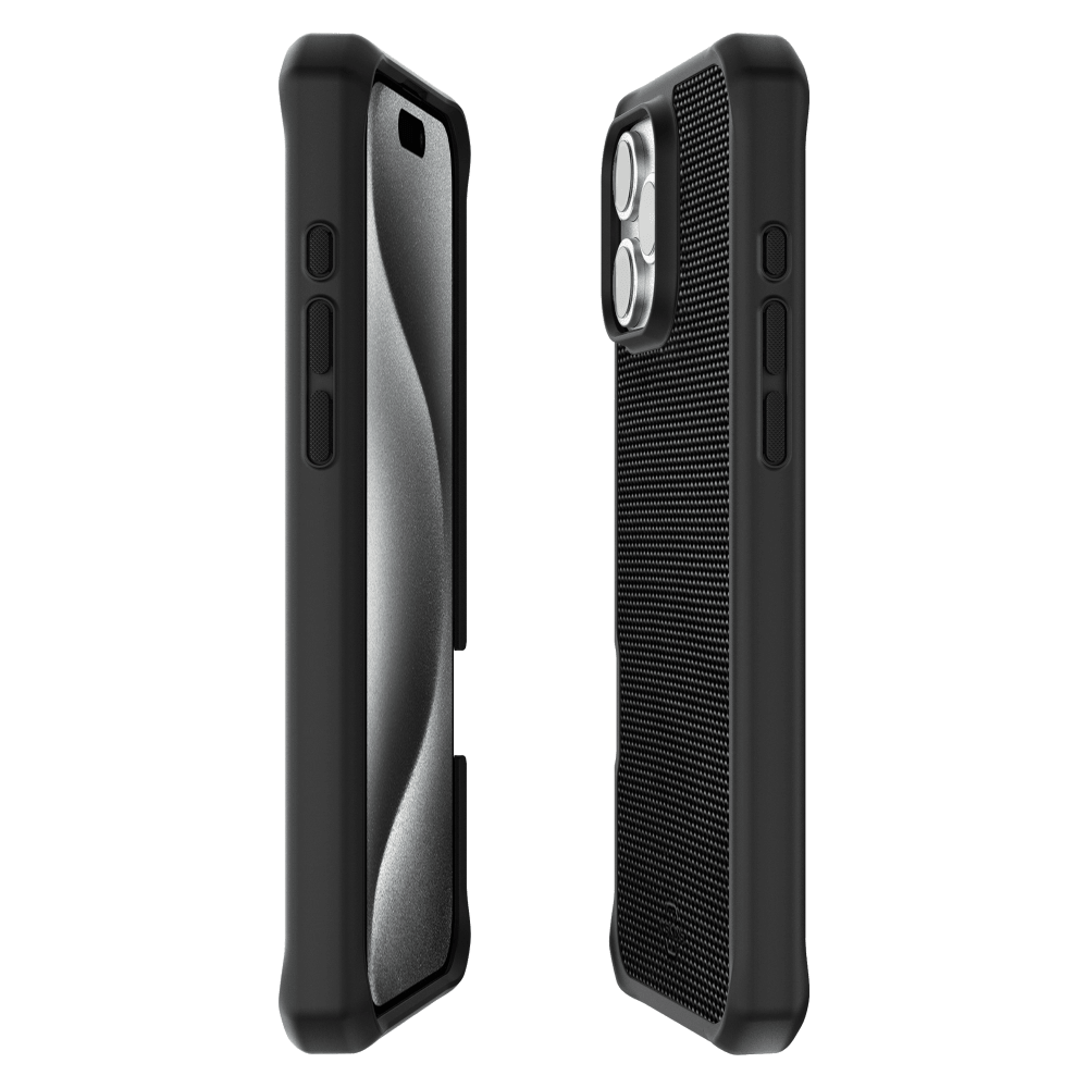 ITSKINS - Ballistic_R Nylon MagSafe Case for Apple iPhone 16 Pro Max - Black