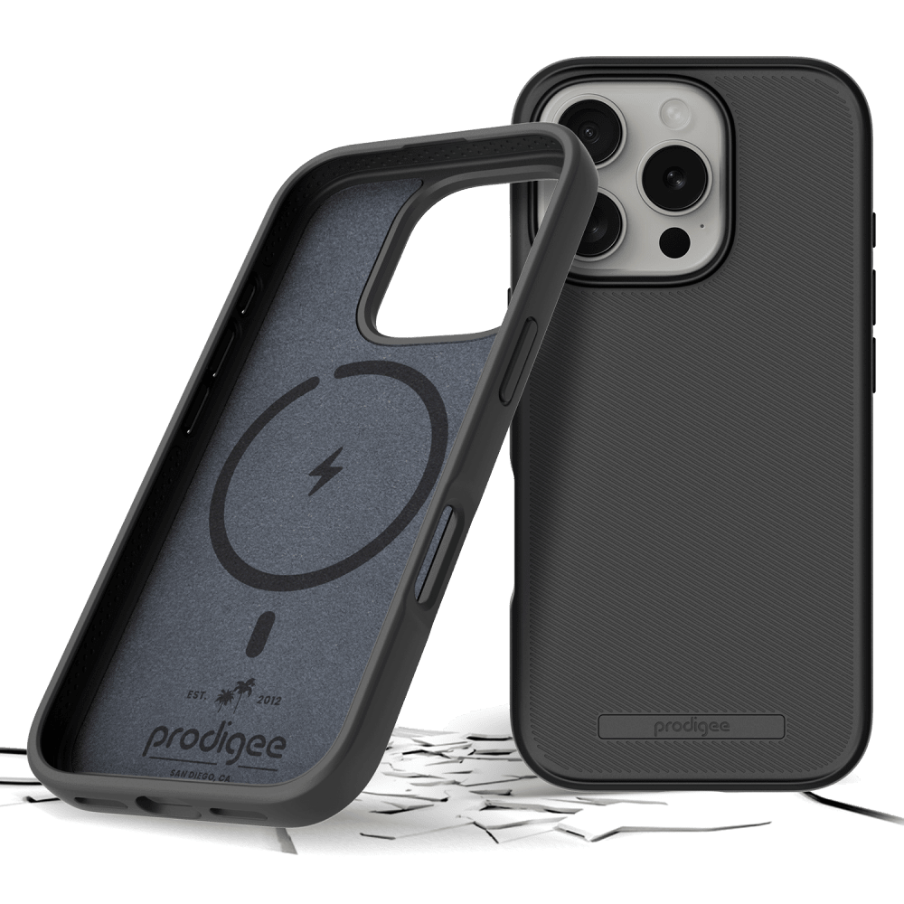 prodigee - Solid MagSafe Case for Apple iPhone 16 Pro Max - Black
