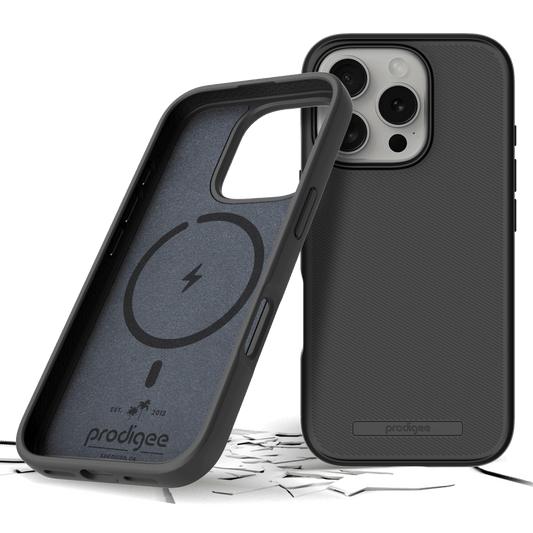 prodigee - Solid MagSafe Case for Apple iPhone 16 Pro Max - Black