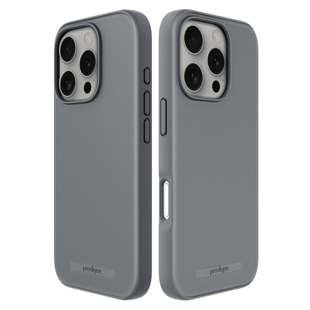 prodigee - Solid MagSafe Case for Apple iPhone 16 Pro Max - Pewter