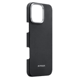 Pitaka - MagEZ Case Pro 4 MagSafe Case for Apple iPhone 16 Pro Max - Black and Grey Twill