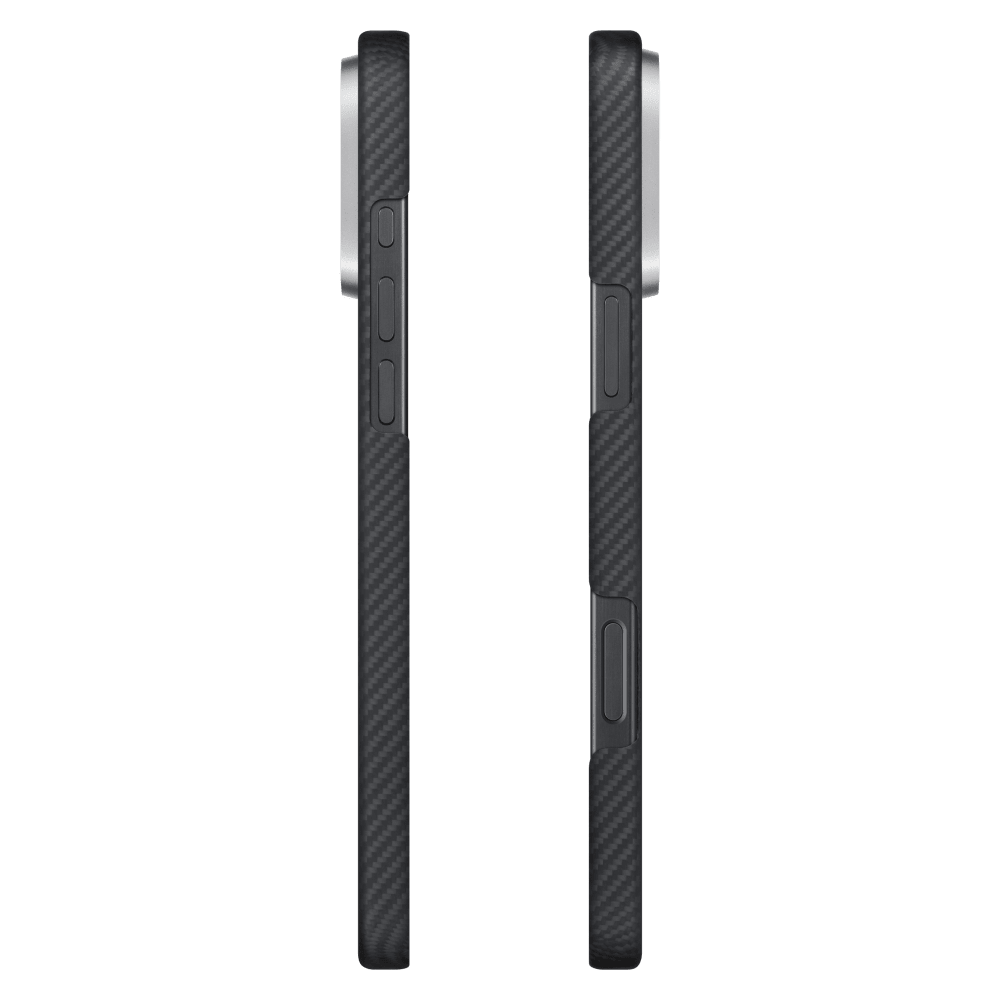 Pitaka - MagEZ Case Pro 4 MagSafe Case for Apple iPhone 16 Pro Max - Black and Grey Twill