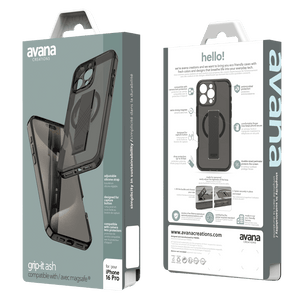 Avana - Grip-It MagSafe Case for Apple iPhone 16 Pro - Ash