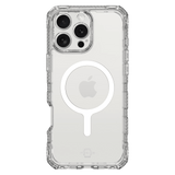 ITSKINS - Supreme_R Clear MagSafe Case for Apple iPhone 16 Pro - Transparent White Print
