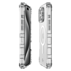 ITSKINS - Supreme_R Clear MagSafe Case for Apple iPhone 16 Pro - Transparent White Print