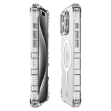 ITSKINS - Supreme_R Clear MagSafe Case for Apple iPhone 16 Pro - Transparent White Print