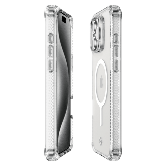 ITSKINS - Hybrid_R Clear MagSafe Case for Apple iPhone 16 Pro - Transparent