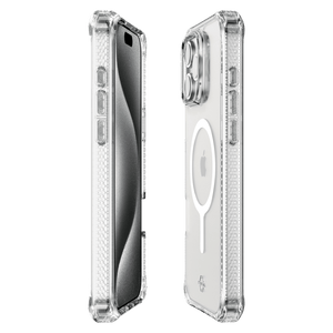 ITSKINS - Hybrid_R Clear MagSafe Case for Apple iPhone 16 Pro - Transparent