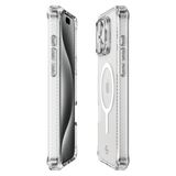 ITSKINS - Hybrid_R Clear MagSafe Case for Apple iPhone 16 Pro - Transparent