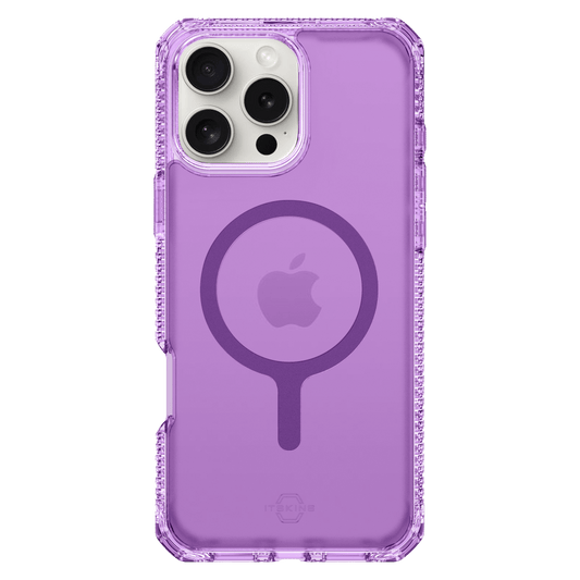 ITSKINS - Hybrid_R Vapor MagSafe Case for Apple iPhone 16 Pro - Light Purple