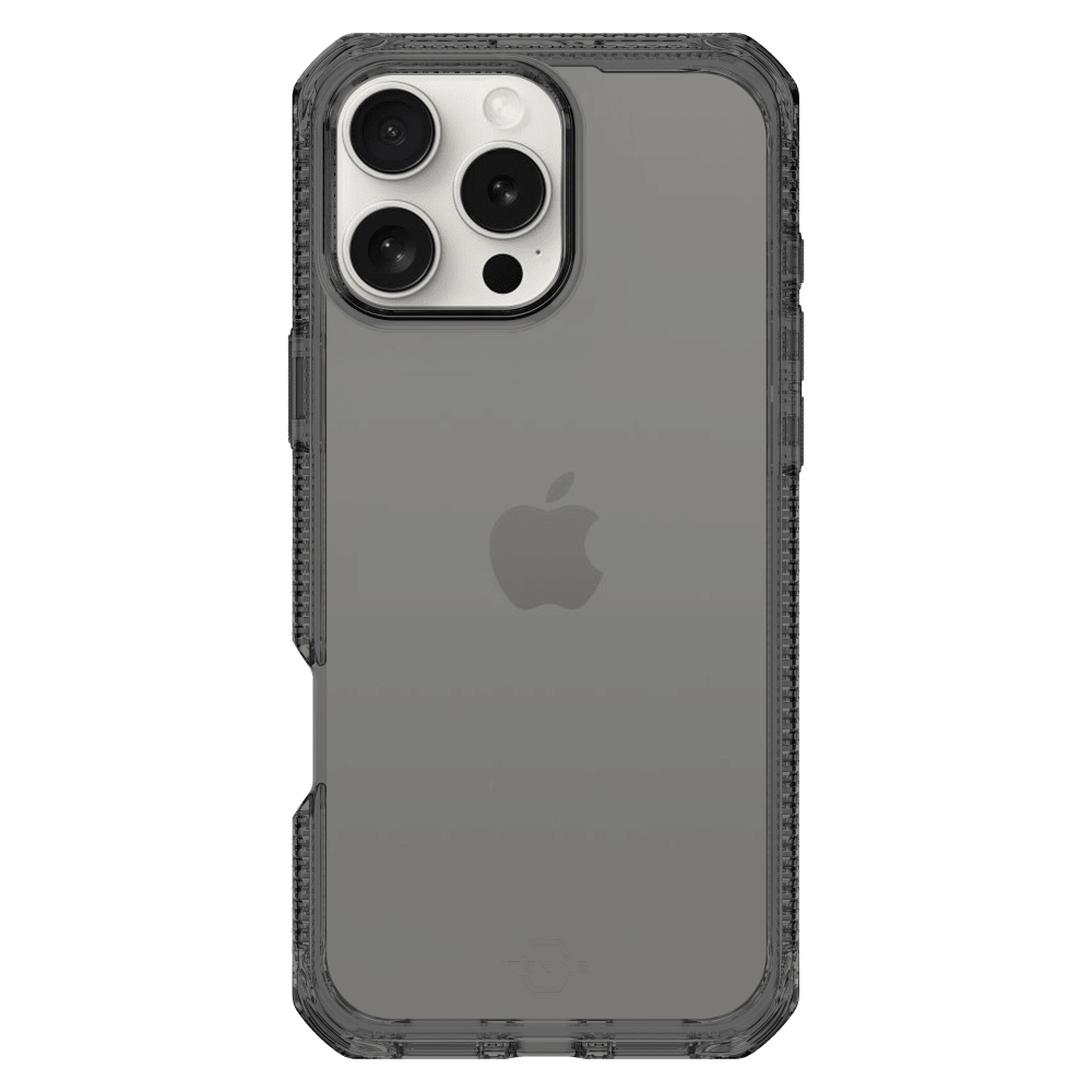 ITSKINS - Spectrum_R Clear Case for Apple iPhone 16 Pro - Smoke