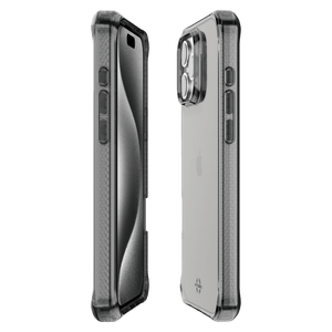 ITSKINS - Spectrum_R Clear Case for Apple iPhone 16 Pro - Smoke