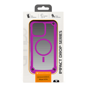 AMPD - DuraBump MagSafe Case for Apple iPhone 16 Pro - Purple