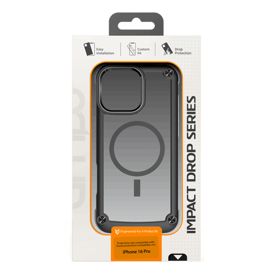 AMPD - DuraBump MagSafe Case for Apple iPhone 16 Pro - Black