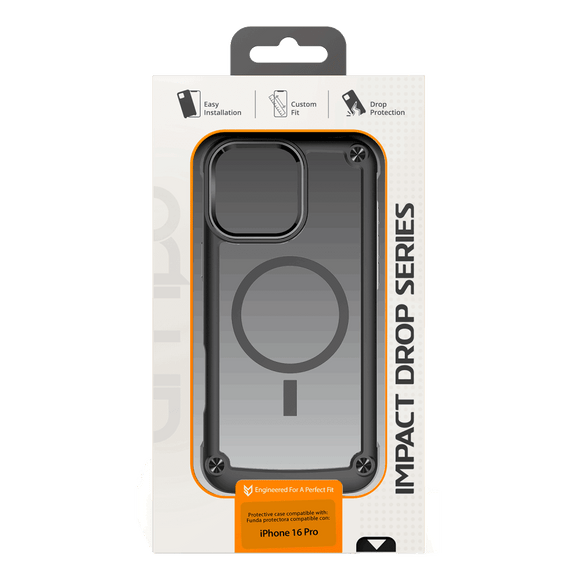 AMPD - DuraBump MagSafe Case for Apple iPhone 16 Pro - Black