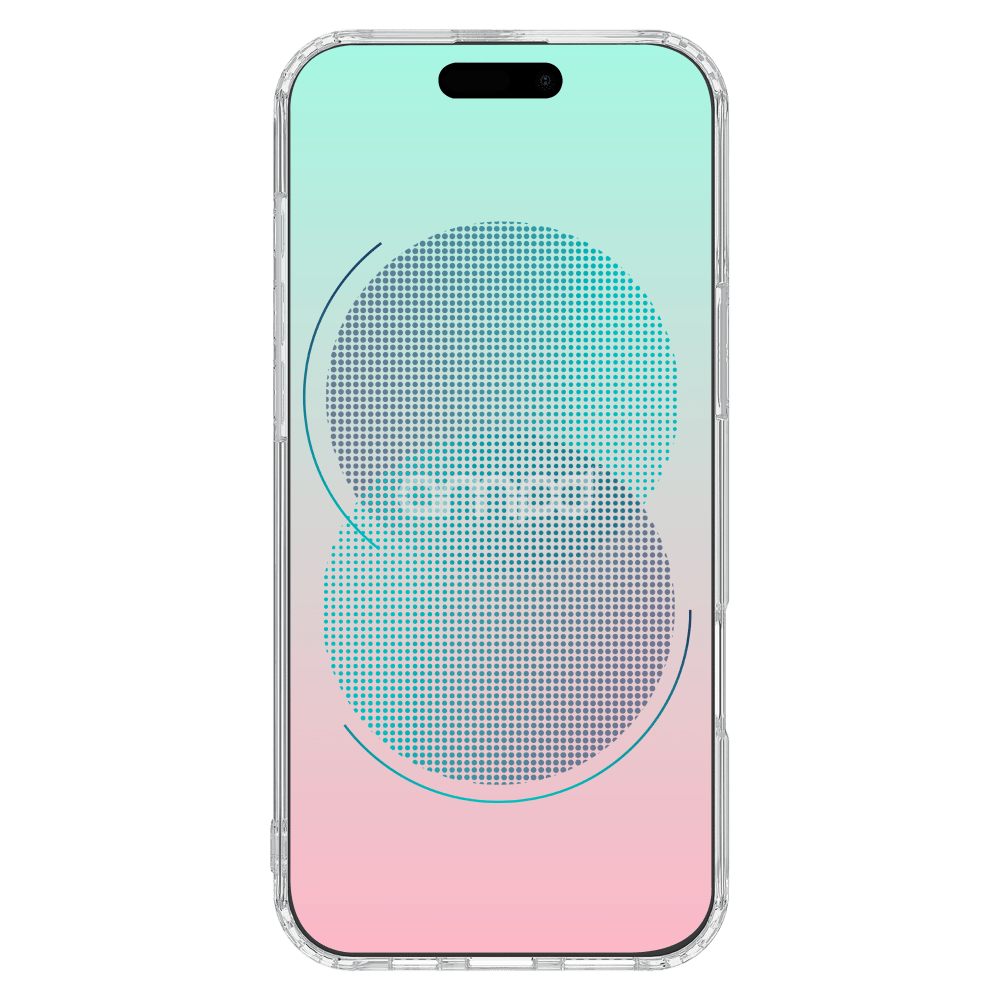 AMPD - TPU / Acrylic Crystal Clear MagSafe Case for Apple iPhone 16 Pro - Clear