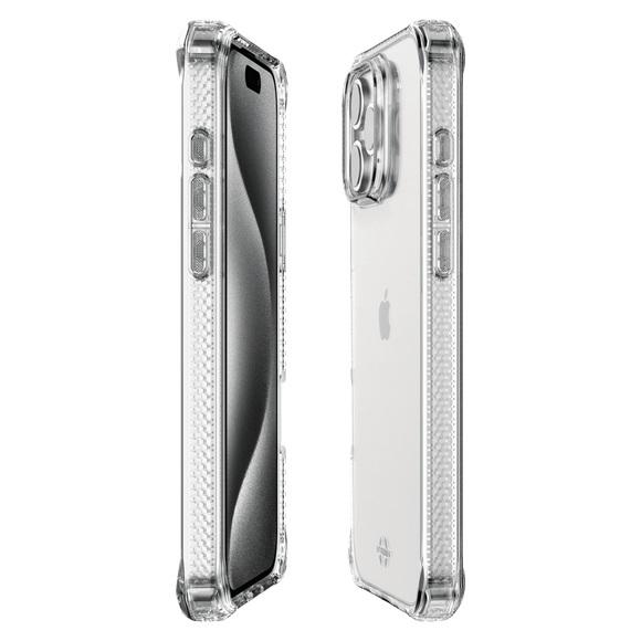 ITSKINS - Spectrum_R Clear Case for Apple iPhone 16 Pro - Transparent