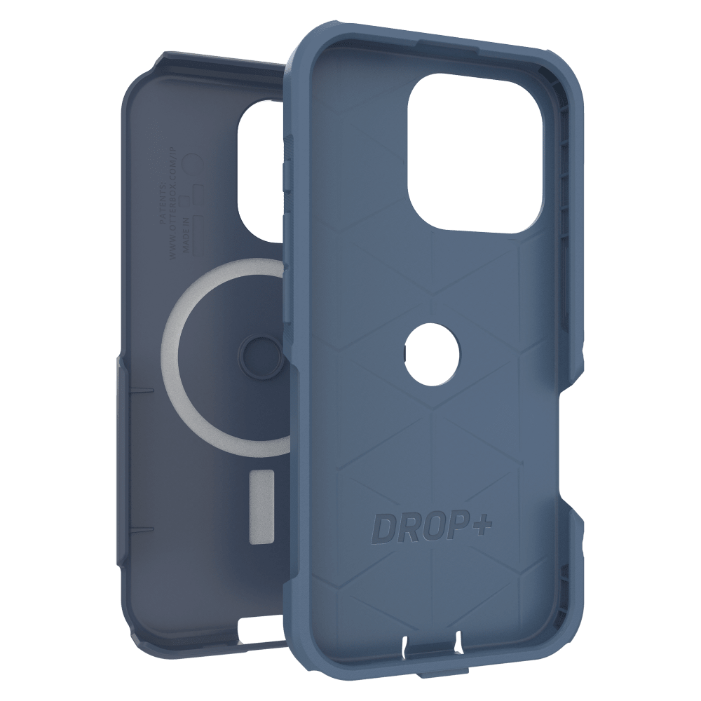 OtterBox - Commuter MagSafe Case for Apple iPhone 16 Pro - Baby Blue Jeans