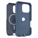 OtterBox - Commuter MagSafe Case for Apple iPhone 16 Pro - Baby Blue Jeans