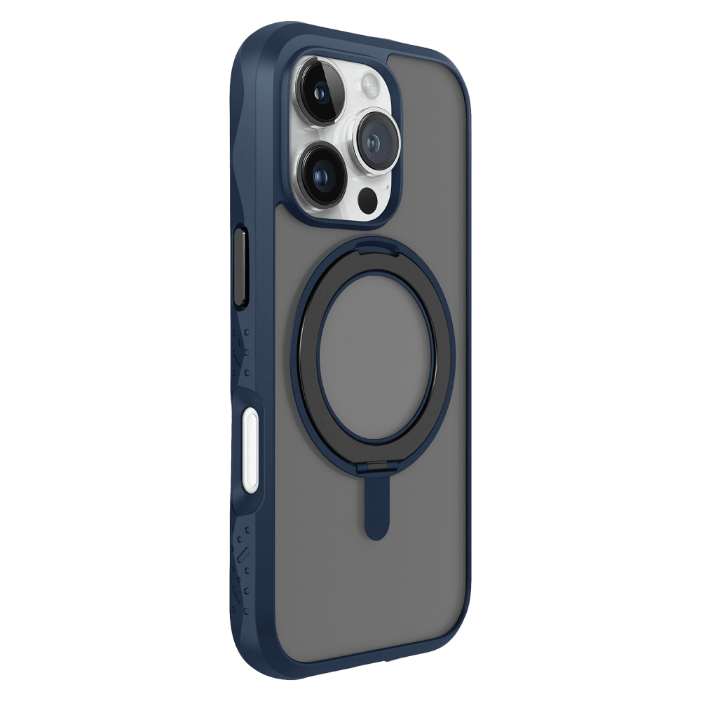 Laut - Crystal Matter MagSafe Case for Apple iPhone 16 Pro - Denim Blue