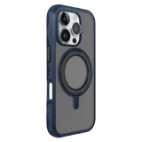 Laut - Crystal Matter MagSafe Case for Apple iPhone 16 Pro - Denim Blue