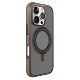 Laut - Crystal Matter MagSafe Case for Apple iPhone 16 Pro - Earth Brown