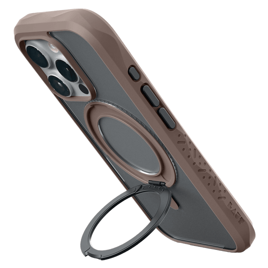 Laut - Crystal Matter MagSafe Case for Apple iPhone 16 Pro - Earth Brown