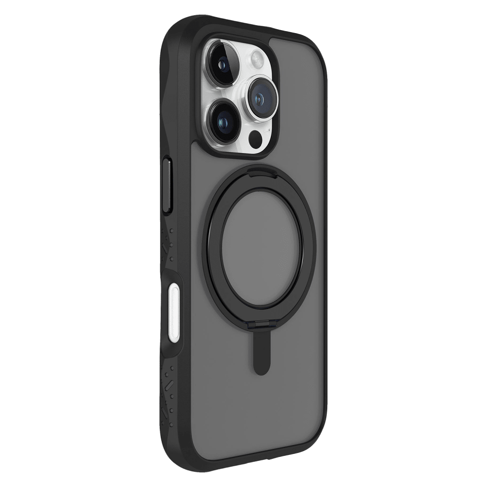 Laut - Crystal Matter MagSafe Case for Apple iPhone 16 Pro - Midnight