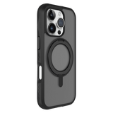 Laut - Crystal Matter MagSafe Case for Apple iPhone 16 Pro - Midnight