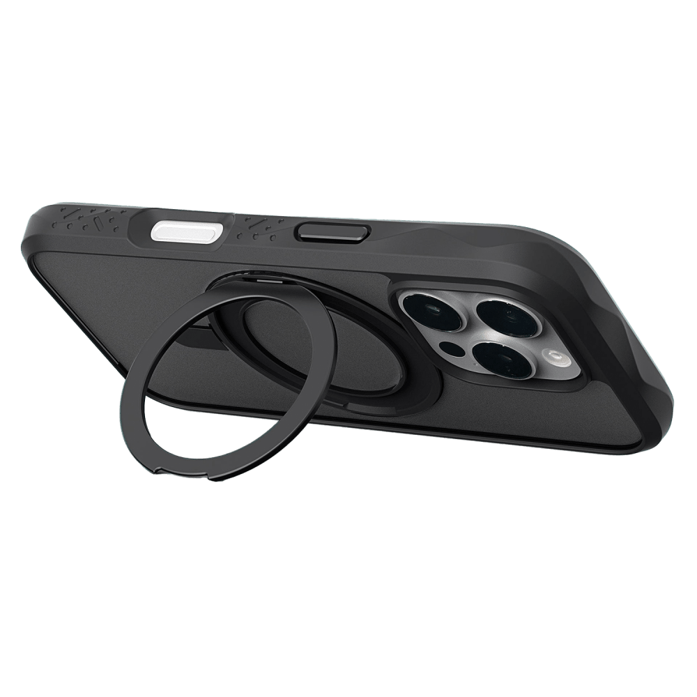 Laut - Crystal Matter MagSafe Case for Apple iPhone 16 Pro - Midnight