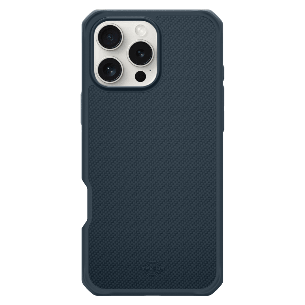 ITSKINS - Ballistic_R Nylon MagSafe Case for Apple iPhone 16 Pro - Dark Blue