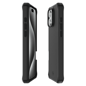 ITSKINS - Hybrid_R Bold MagSafe Case for Apple iPhone 16 Pro - Black