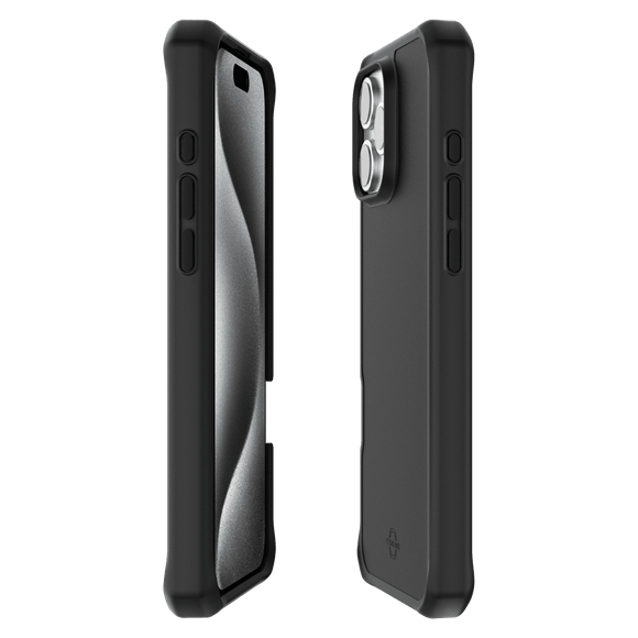 ITSKINS - Hybrid_R Bold MagSafe Case for Apple iPhone 16 Pro - Black