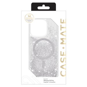 Case-Mate - Waterfall Case for Apple iPhone 16 Pro - Silver