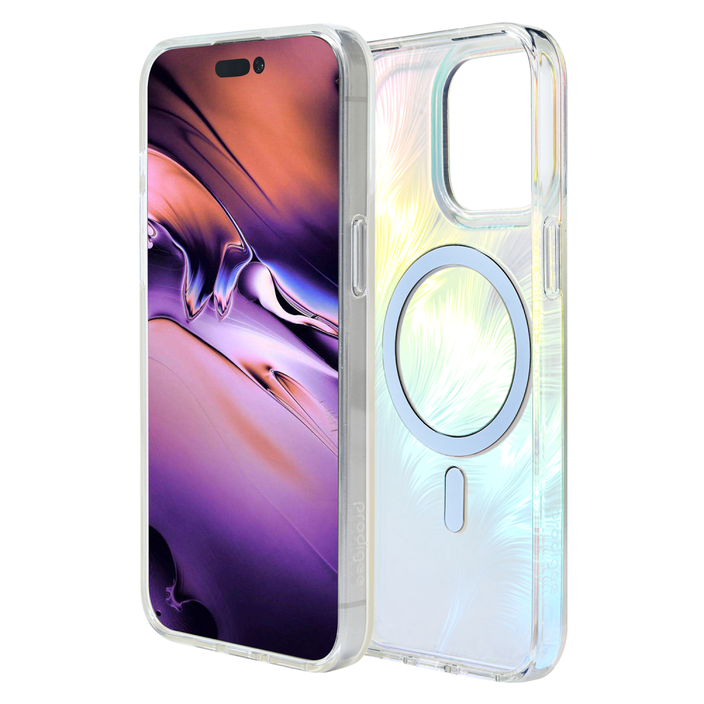 prodigee - Pompas MagSafe Case for Apple iPhone 16 Pro - Ice