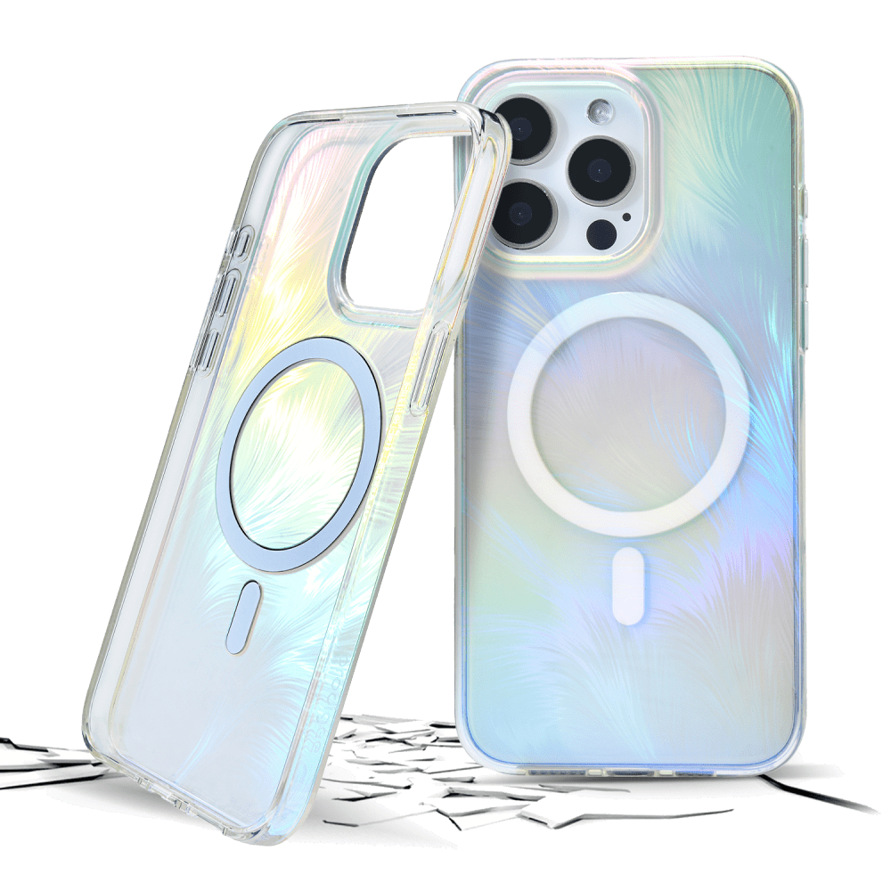 prodigee - Pompas MagSafe Case for Apple iPhone 16 Pro - Ice