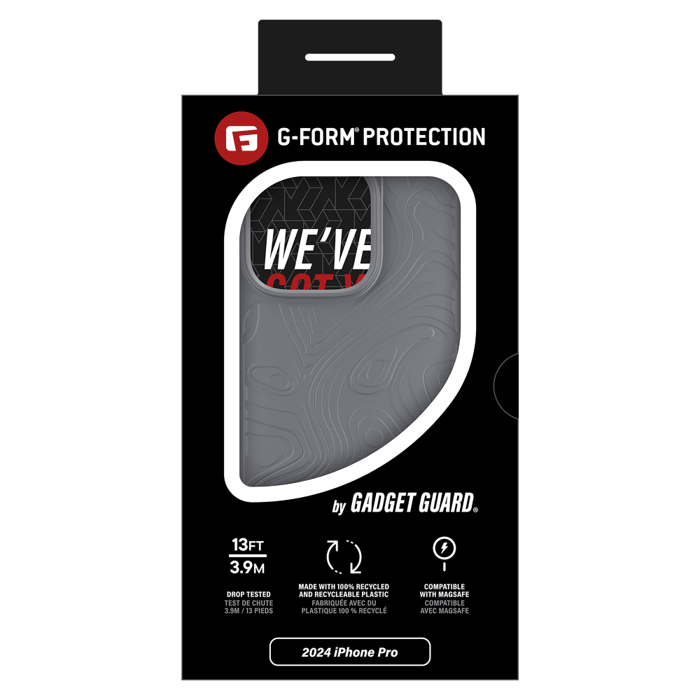 Gadget Guard - Trek MagSafe Case with G-Form Protection for Apple iPhone 16 Pro - Anthracite